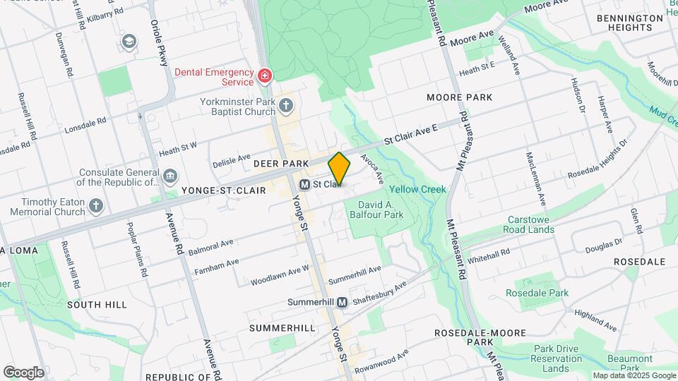 50 Rosehill Ave Map and Location Details