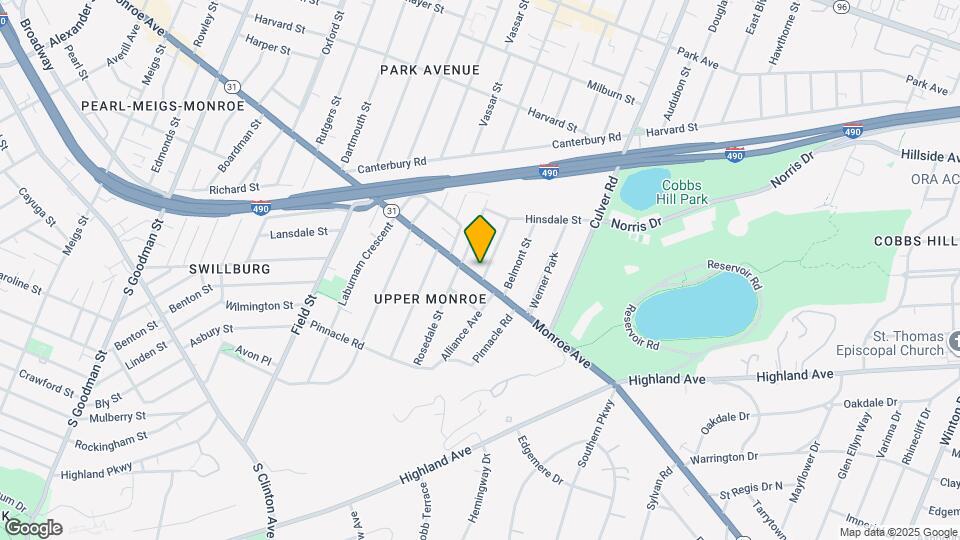 1042 Monroe Ave Map and Location Details