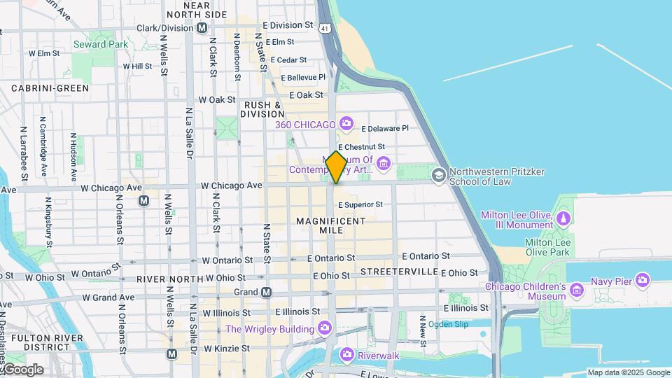 777 N Michigan Ave, Unit # 01908 Map and Location Details