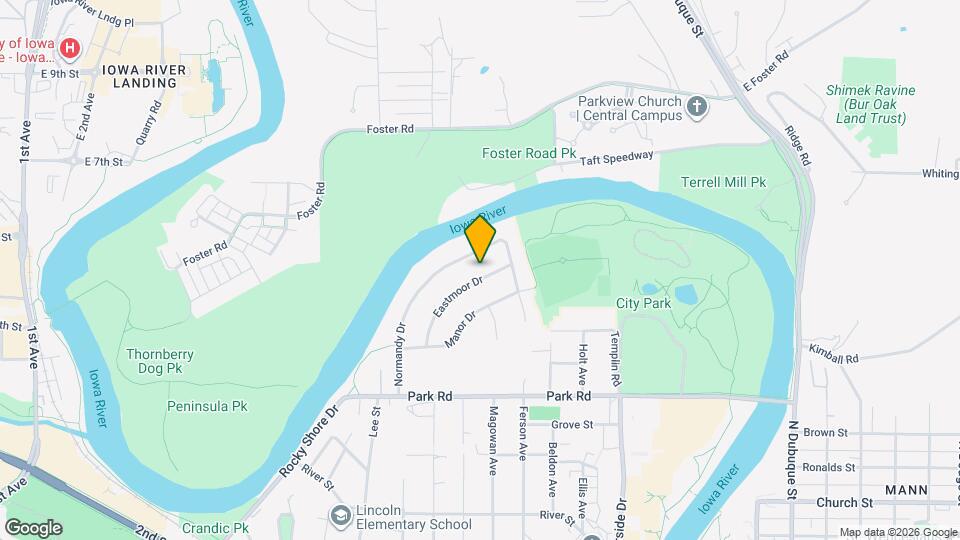 813 Eastmoor Dr Mapa y Detalles de la Ubicación