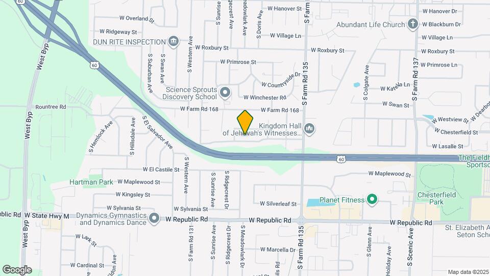 3309 W Riverside St Map and Location Details