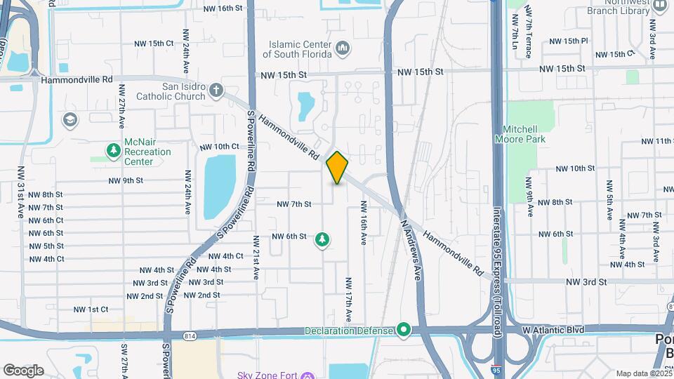 750 NW 17th Terrace Map and Location Details