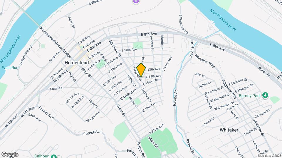 1325 Margaret St Map and Location Details