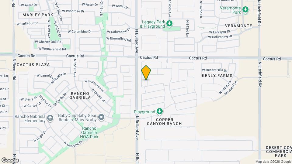 11878 N 145th Ln Map and Location Details