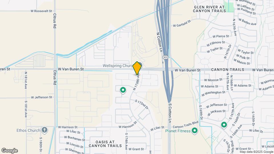 17305 W Woodlands Ave Mapa y Detalles de la Ubicación