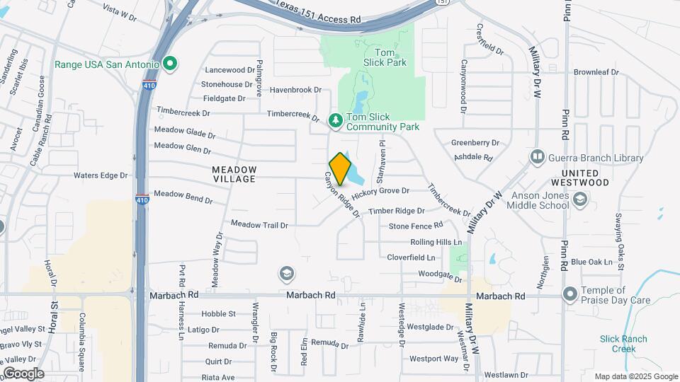 938 Canyon Ridge Dr Map and Location Details