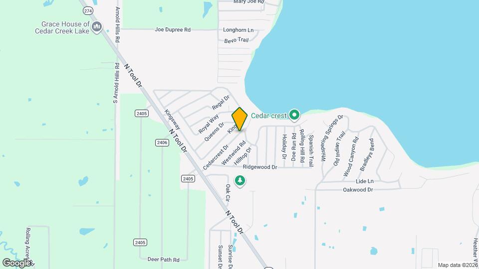 618 Cedarcrest Dr Map and Location Details