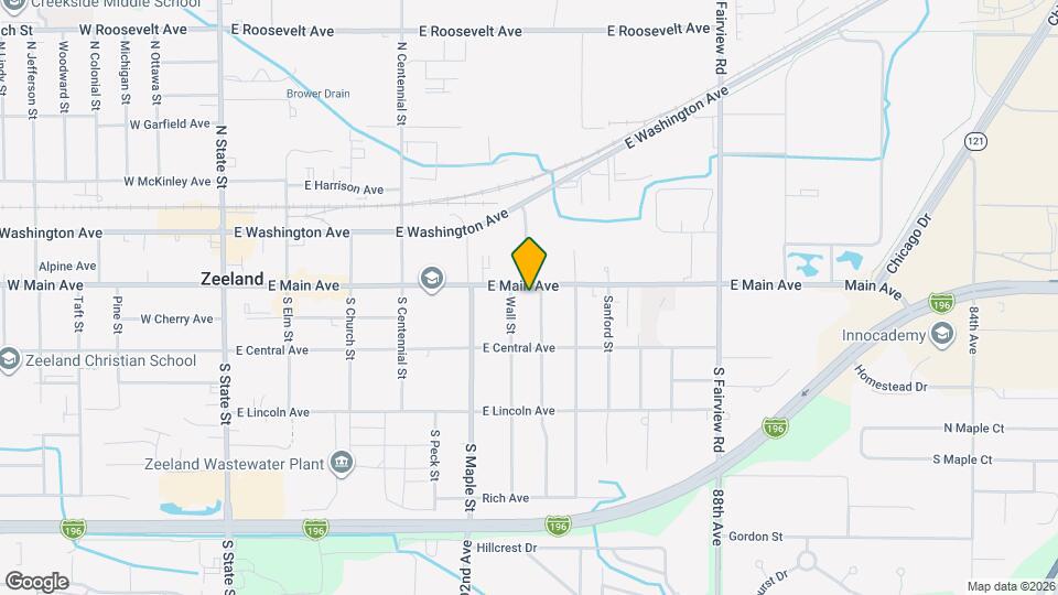 518 E Main Ave, Unit Main Floor Map and Location Details