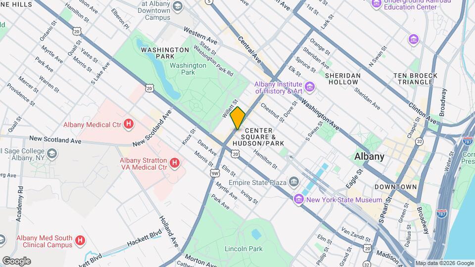 409 Hamilton St, Unit floor 1 Map and Location Details