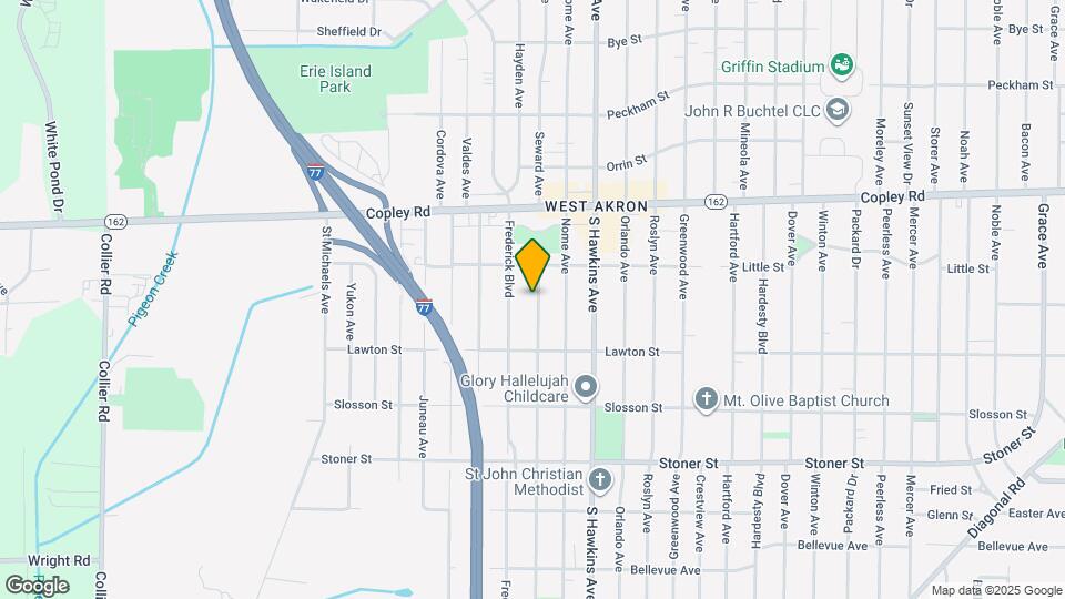 1034 Seward Ave Map and Location Details