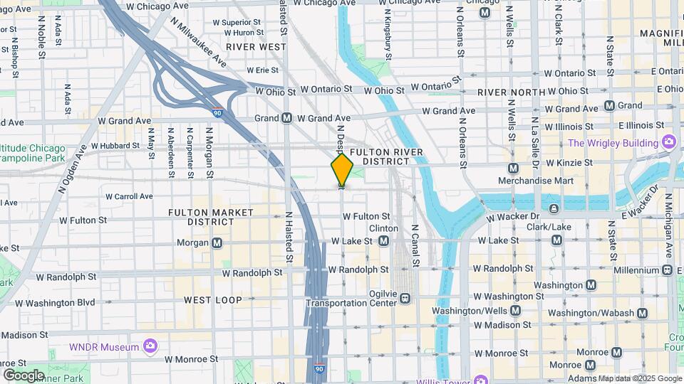 350 N Desplaines St Map and Location Details