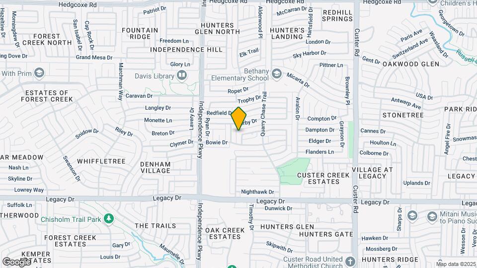 7313 Hollingsworth Dr Map and Location Details