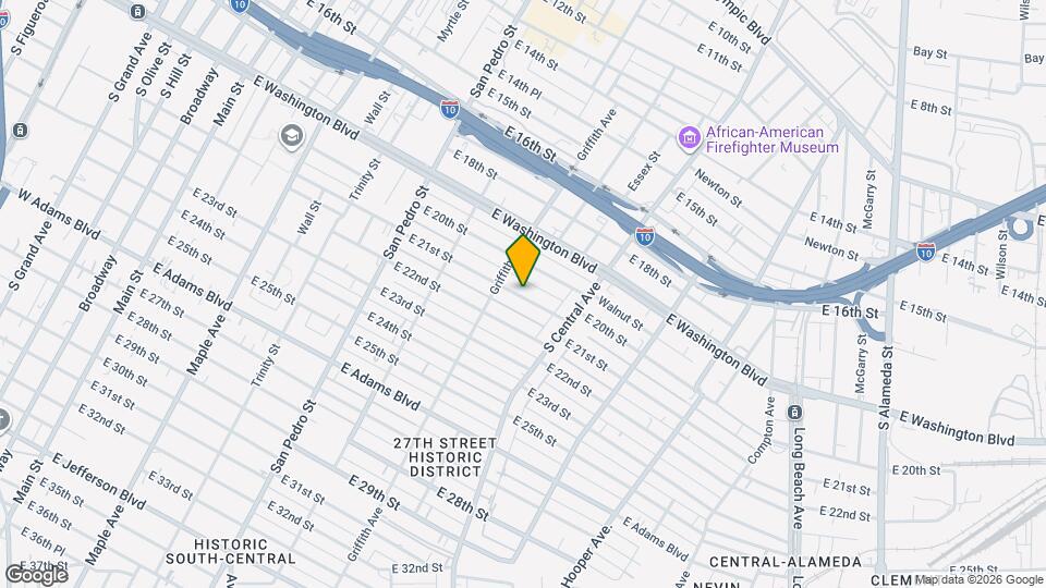 1157 E 21st St Mapa y Detalles de la Ubicación