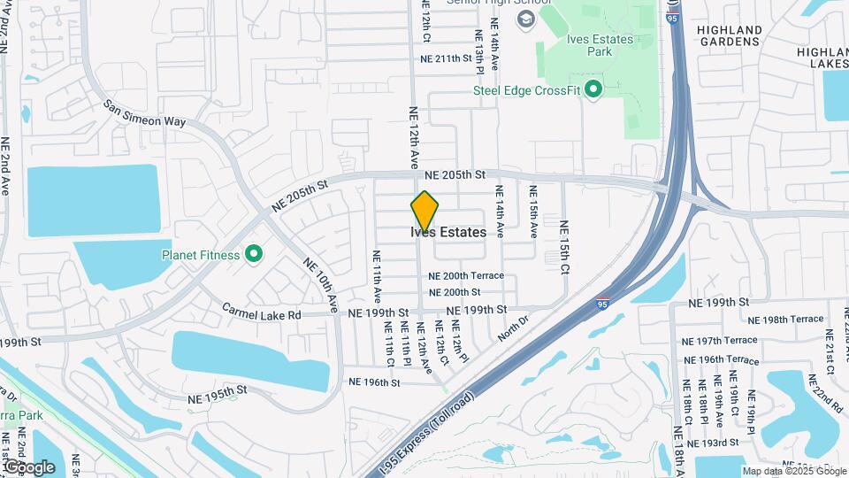 20255 NE 12th Ave Map and Location Details