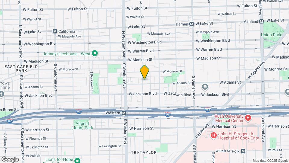 2252-2258 W Adams St Map and Location Details