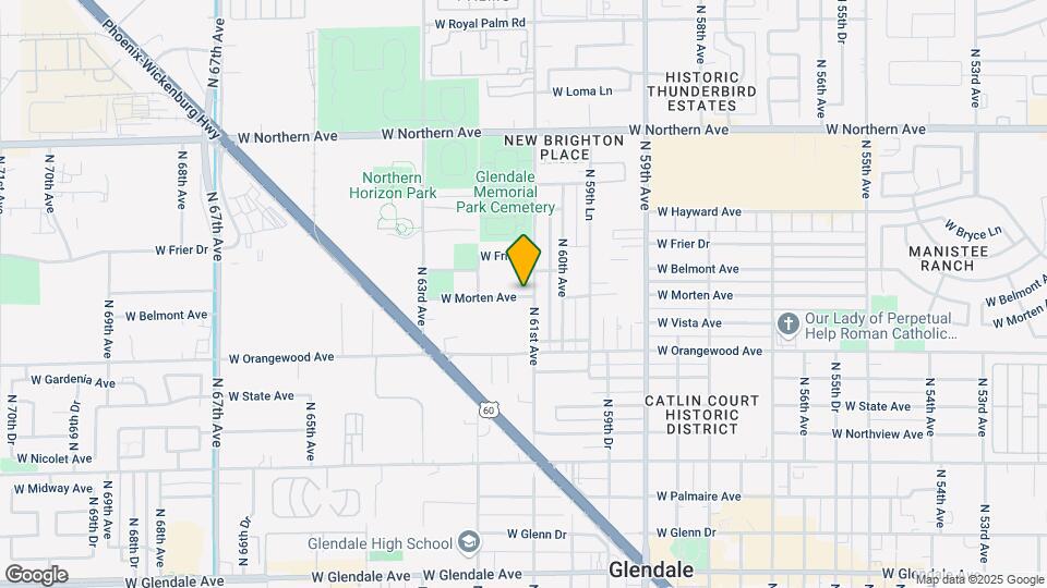 7602 N 61st Ave Map and Location Details