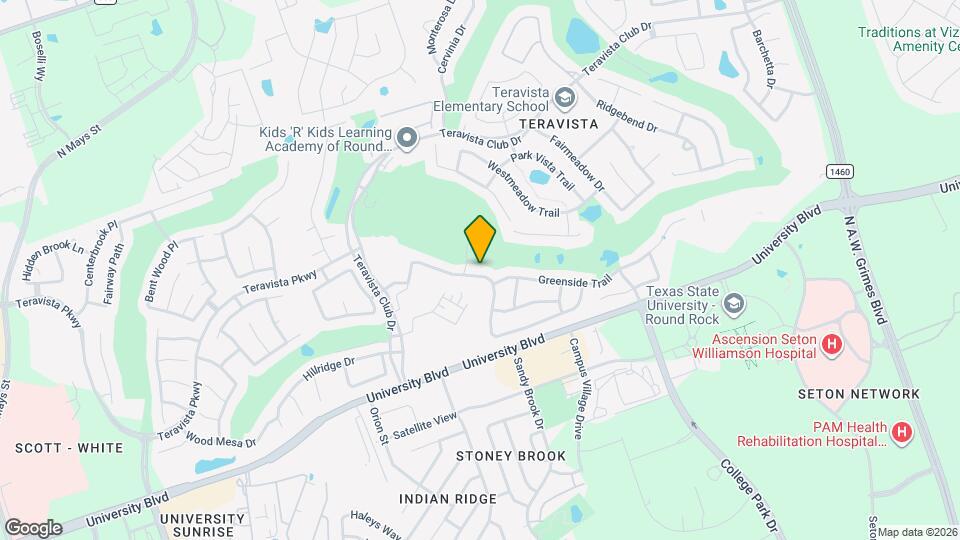 1610 Hidden Springs Path Map and Location Details