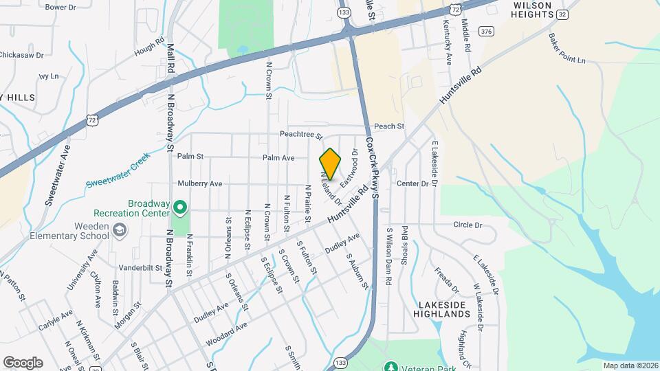 128 N Leland Dr Mapa y Detalles de la Ubicación