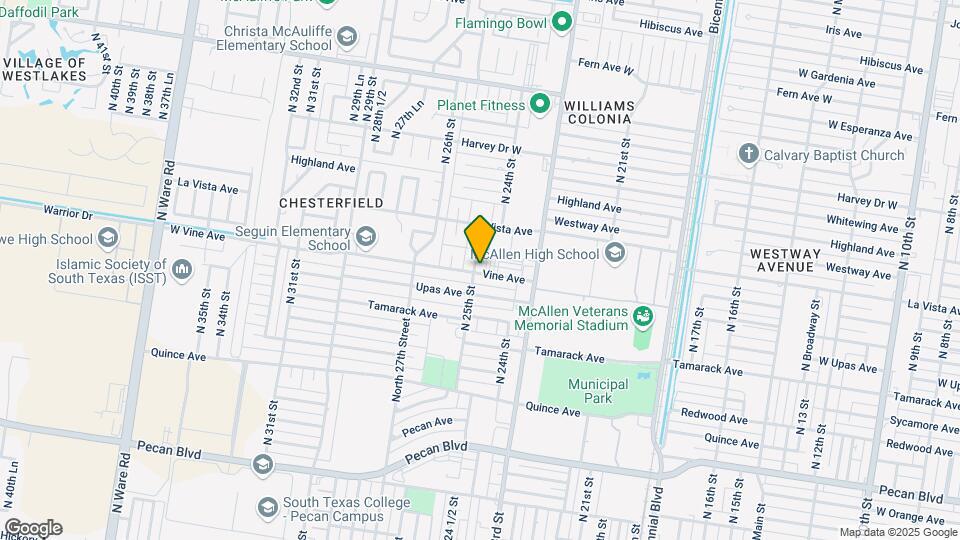 2216 N 25th St Map and Location Details