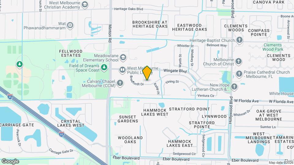 2710 Bradfordt Dr Map and Location Details