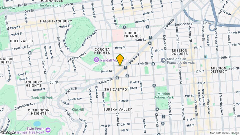 3639--3645 16th St Map and Location Details