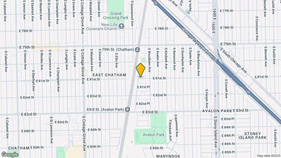 1117 E 81st St Map and Location Details