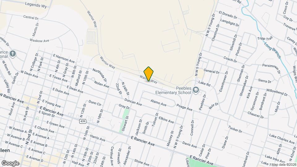 1509 White Ave Map and Location Details