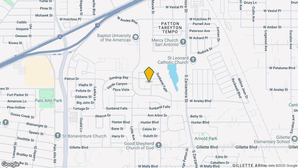8803 Mesa Vista Map and Location Details