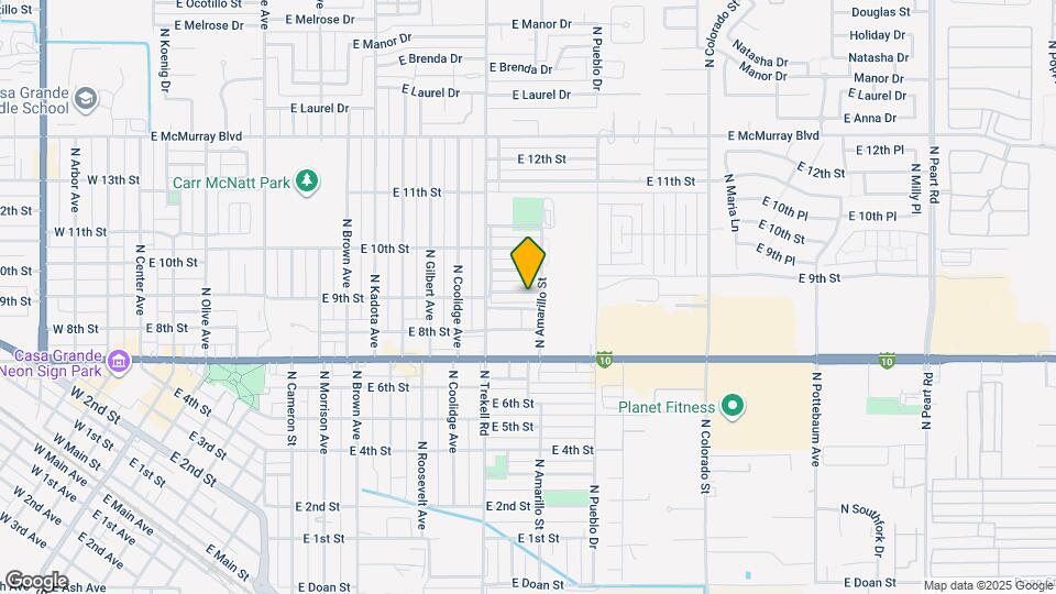 1131 E 9th St Map and Location Details