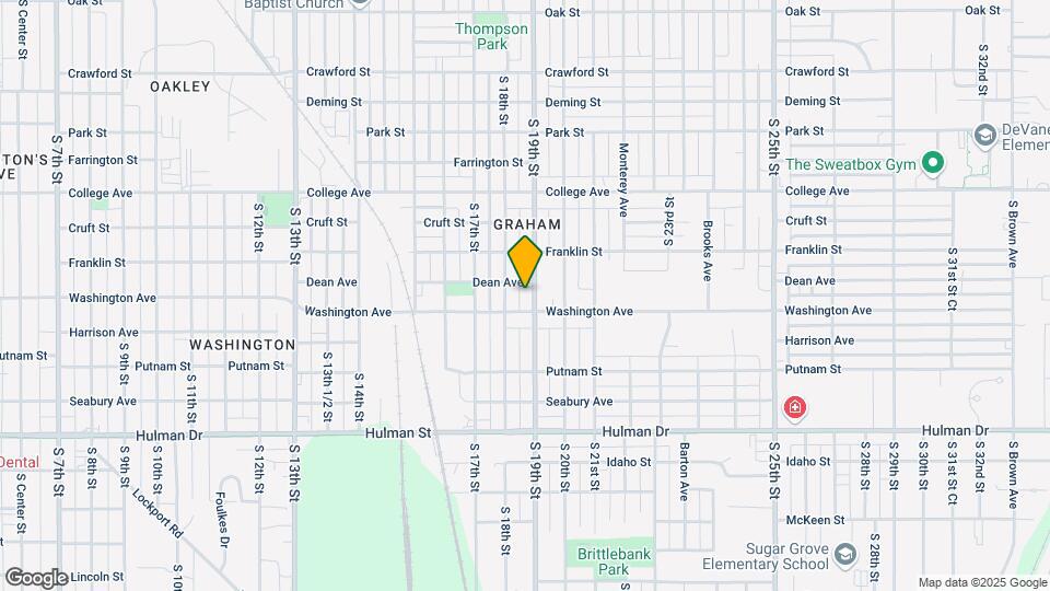 1417 S 19th St Map and Location Details