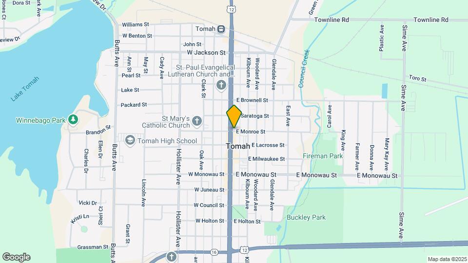 107 E Monroe St, Unit 4 Map and Location Details