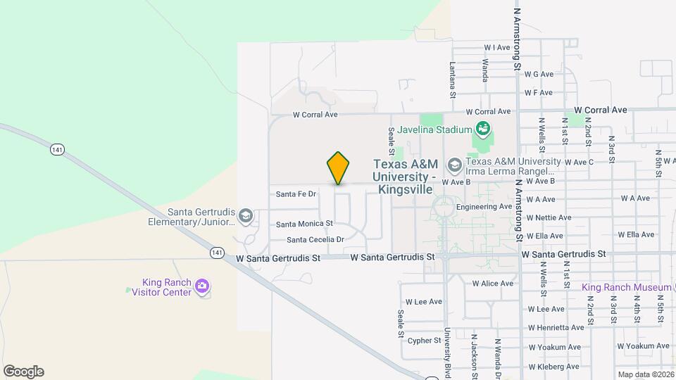 740 Santa Clara Dr Map and Location Details