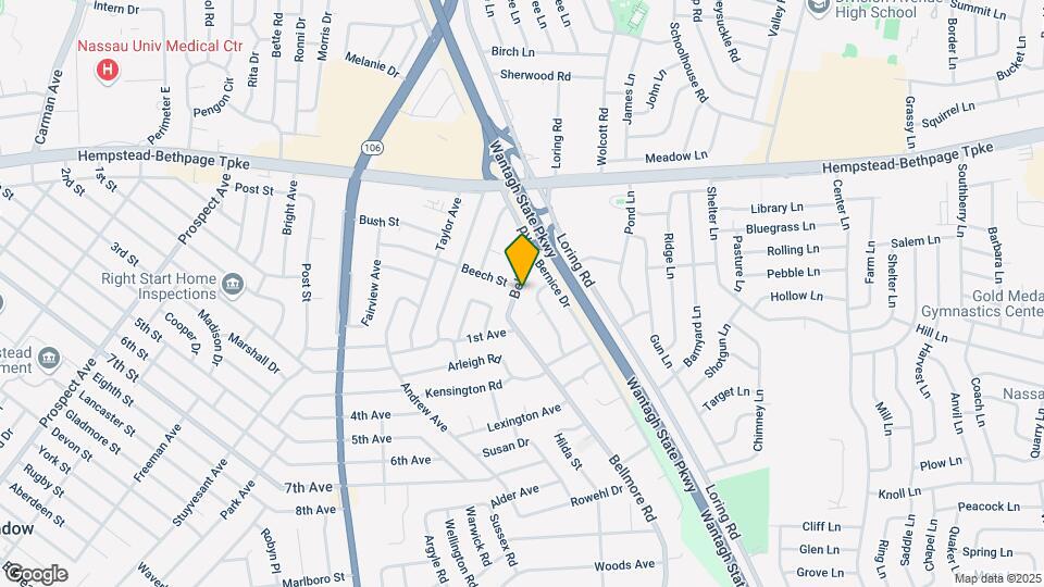 115 Bellmore Rd Map and Location Details
