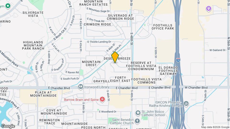 4715 E White Aster St Map and Location Details