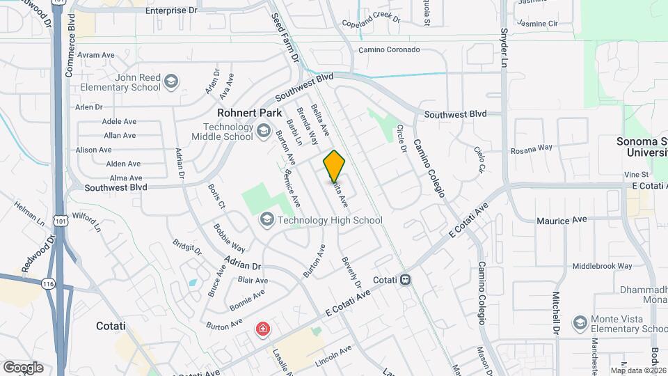 7617 Bonita Ave Map and Location Details