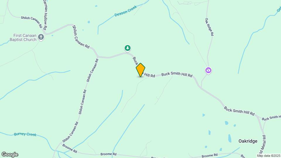 2110 Buck Smith Hill Rd Map and Location Details