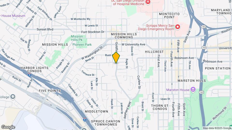 3740 Goldfinch St Map and Location Details
