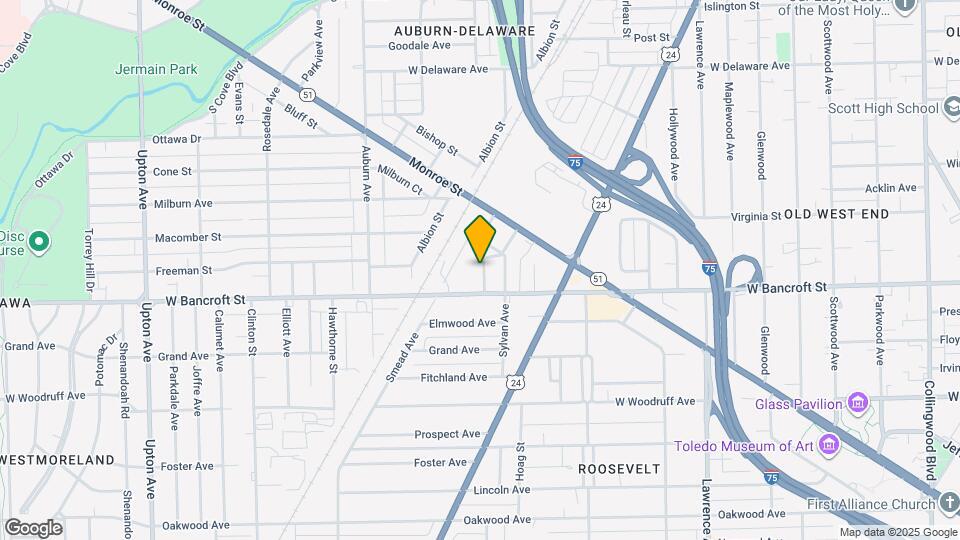 2225 Academy Ave Map and Location Details