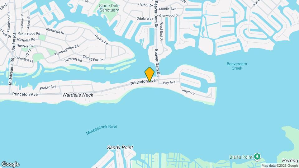 709 Princeton Ave Map and Location Details