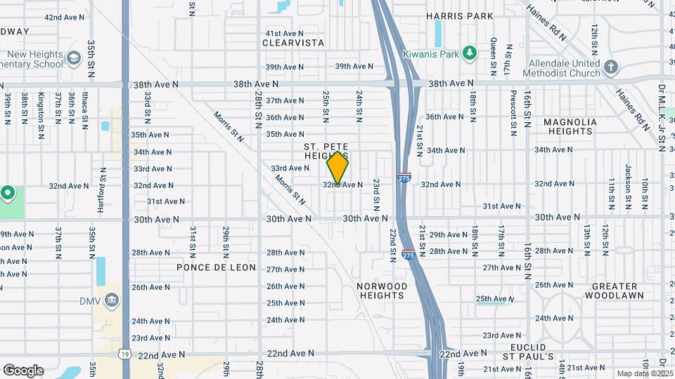 2466 32nd Ave N Map and Location Details
