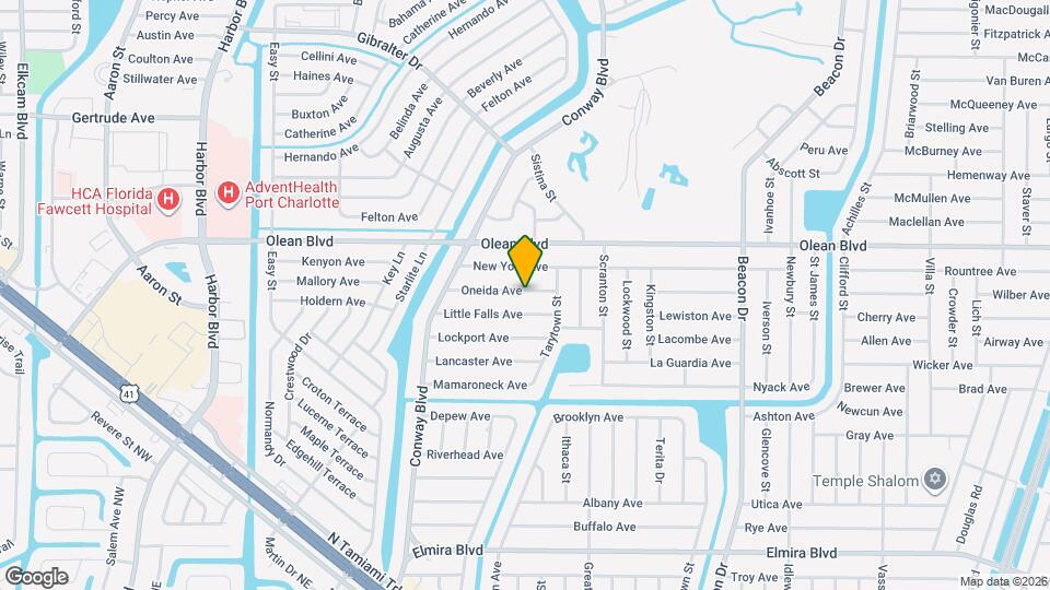 22215 Oneida Ave Map and Location Details