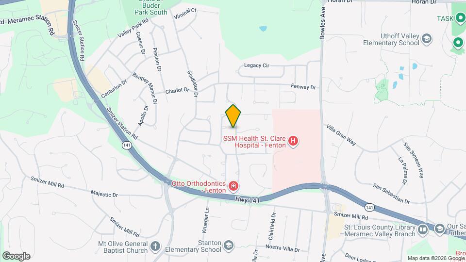 1715 Dover Trace Dr Map and Location Details