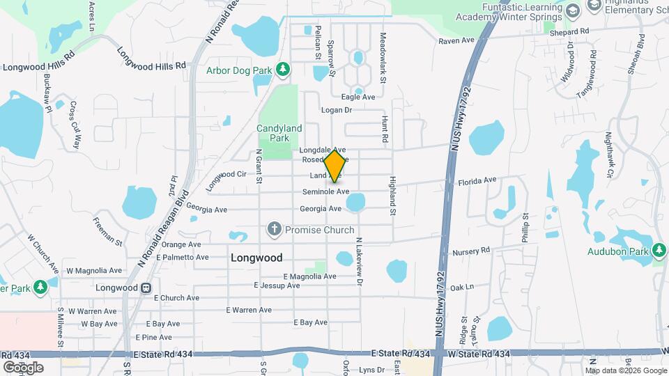 739 Seminole Ave Map and Location Details