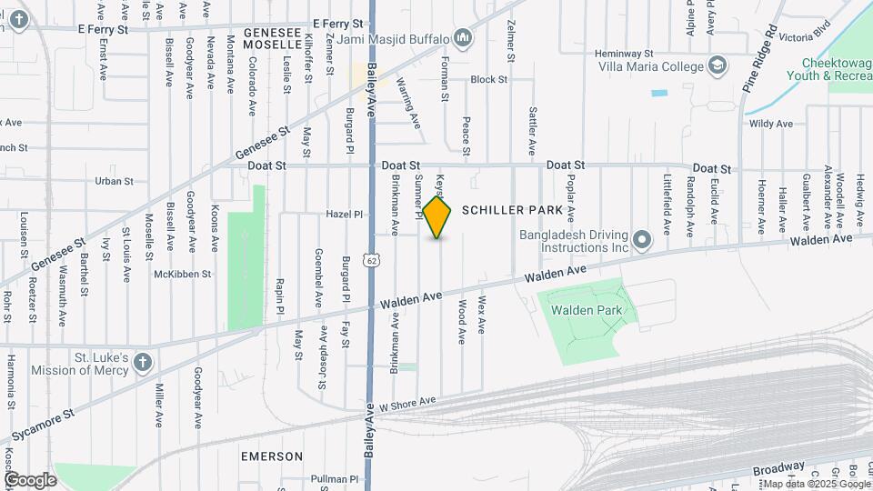 190 Keystone St Map and Location Details