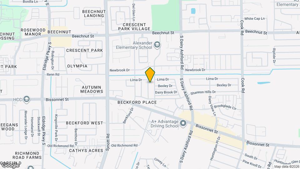 8719 Beau Monde Dr Map and Location Details