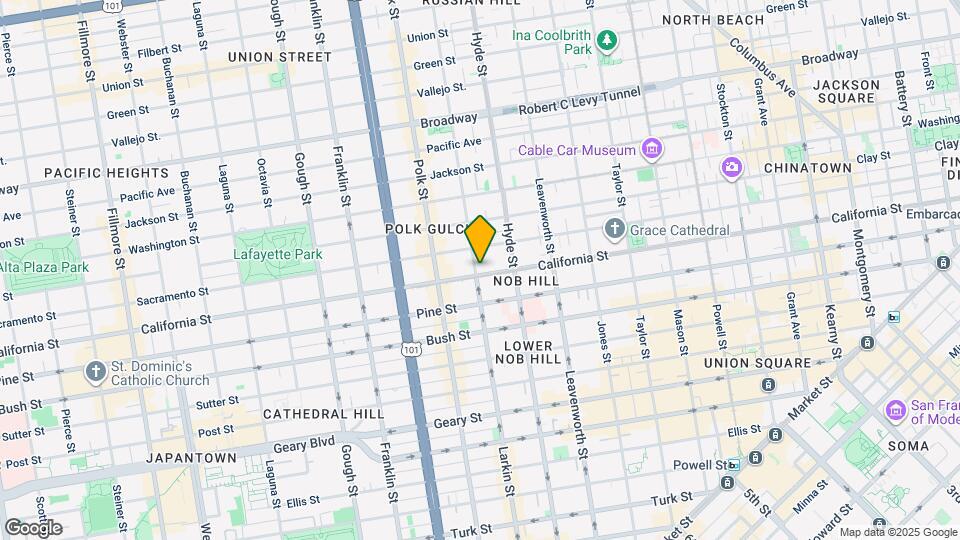 1492 California St Map and Location Details