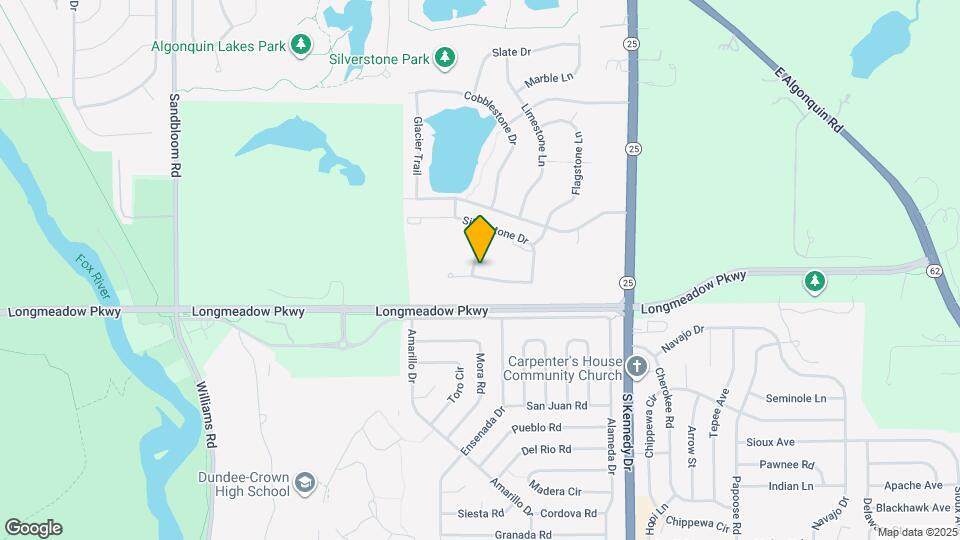 1431 Silverstone Dr Map and Location Details