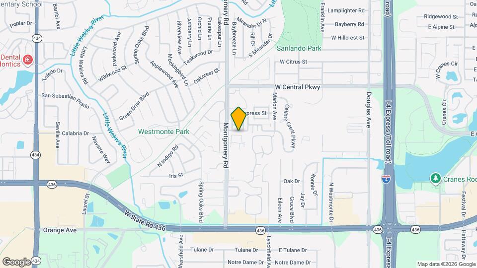 484 Tamarac St Map and Location Details