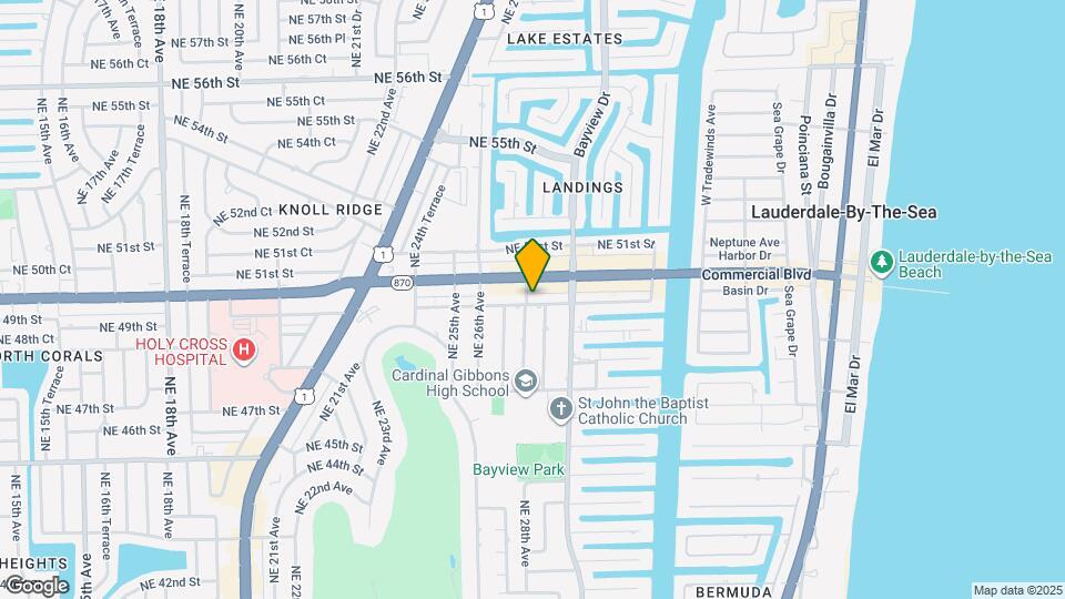 2801 NE 49th St Map and Location Details