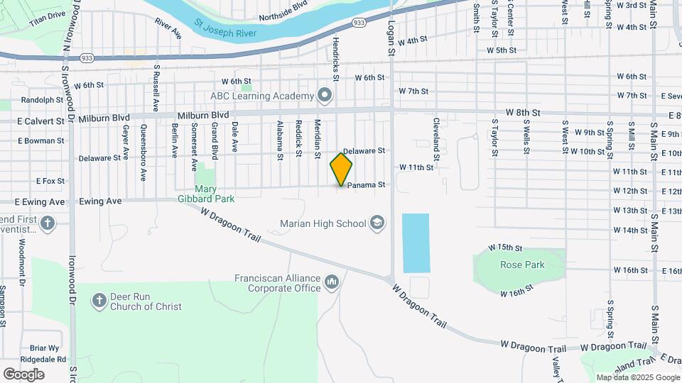 1519 Panama St Map and Location Details